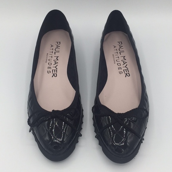 Paul Mayer Attitudes Ballet Quilted Flat Sandals - Picture 2 of 7